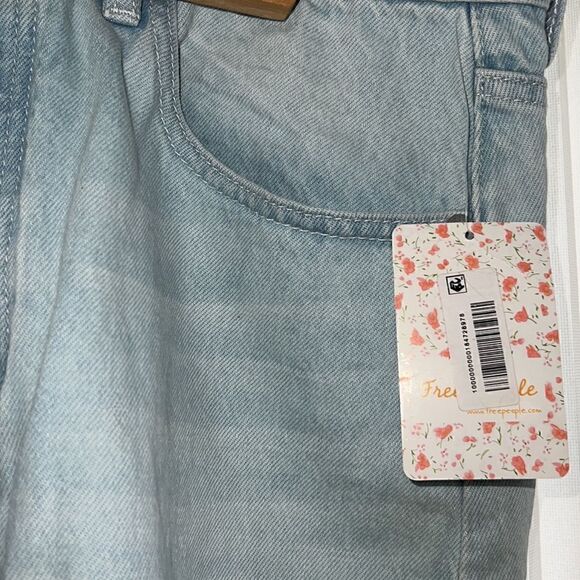 WE THE FREE TIDAL WAVE DENIM MINI SKIRT NWT SIZE 30 - Picture 6 of 8